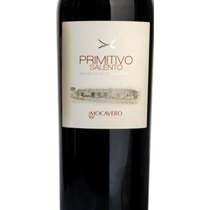【ラベル傷アウトレット品：20%OFF】モカヴェロ　サレント・プリミティーヴォ 750ml（イタリア プーリア州産赤ワイン）