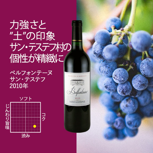 ベルフォンテーヌ　ボルドー サン・テステフ　2010年